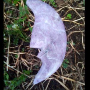 Lepidolite moon face Natural
